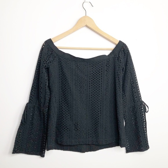 LIKELY black Bayard Allington off the shoulder blouse - Picture 3 of 12